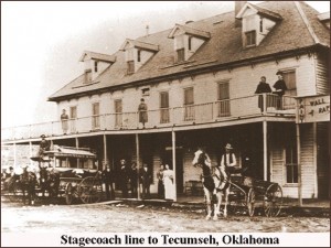 Stagecoach Line to Tecumseh, OK 