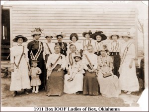 Box, OK - IOOF Ladies of Box, 1911 